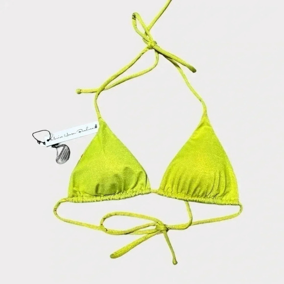 Monica Hansen Beachwear Full Set Small Padded Triangle Top | Criss Cross Bottom - Picture 11 of 15